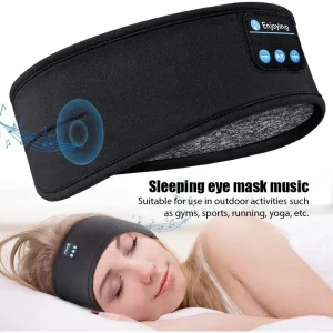 2025 Wireless Bluetooth Headband – Sports & Sleep Headphones with Elastic Fit, Music Eye Mask, and Built-in Bluetooth Earphones