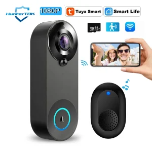 1080P Wireless Video Doorbell Camera WiFi with Smart Detect Night Vision Intercom Doorbell