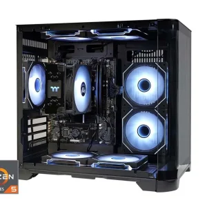 YEAH MAGIC Gaming Desktop AMD Ryzen 5 5600GT 3.9GHz 16GB(8G*2) DDR4 3200 1T NVME SSD ARGB 7 Fans Win 11