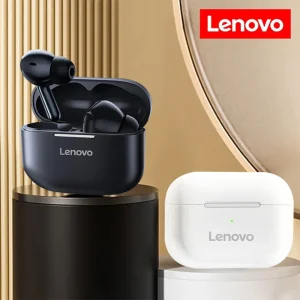 Lenovo Wireless Earphones With Bluetooth Capability, and Microphone For  IOS/Android
