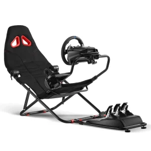High-Quality Racing Simulator Cockpit – Compatible with Logitech G920/G29/G923 and Thrustmaster T248X/T248/T300/T150/458 TX, Also compatible with Xbox, PS5, PC.